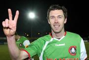 26 February 2008; George O'Callaghan, Cork City, two goal hero at the end of the game. Setanta Cup, Dungannon Swifts v Cork City, Stangmore Park, Dungannon, Co. Tyrone. Picture credit; Oliver McVeigh / SPORTSFILE