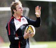 27 February 2008; Stephen Ferris during squad training. Ulster Rugby Squad Training, Newforge Country Club, Belfast, Co Antrim. Picture credit; Oliver McVeigh / SPORTSFILE
