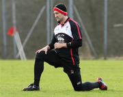 27 February 2008; Simon Danielli during squad training. Ulster Rugby Squad Training, Newforge Country Club, Belfast, Co Antrim. Picture credit; Oliver McVeigh / SPORTSFILE