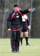 27 February 2008; Ulster head coach Matt Williams during squad training. Ulster Rugby Squad Training, Newforge Country Club, Belfast, Co Antrim. Picture credit; Oliver McVeigh / SPORTSFILE
