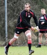 27 February 2008; Matt McCullough in action during squad training. Ulster Rugby Squad Training, Newforge Country Club, Belfast, Co Antrim. Picture credit; Oliver McVeigh / SPORTSFILE