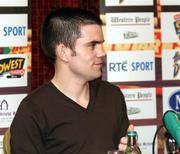 28 February 2008; Former EBU Super Bantamweight champion Bernard Dunne at a press conference to announce the next Hunky Dory's fight night. Breaffy House Hotel, Castlebar, Mayo. Picture credit; Michael Donnelly / SPORTSFILE