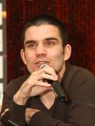 28 February 2008; Former EBU Super Bantamweight champion Bernard Dunne at a press conference to announce the next Hunky Dory's fight night. Breaffy House Hotel, Castlebar, Mayo. Picture credit; Michael Donnelly / SPORTSFILE     *** Local Caption ***