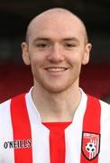 28 February 2008; Conor Sammon, Derry City. Brandywell, Derry. Picture credit; Oliver McVeigh / SPORTSFILE