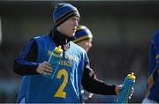 8 March 2015; Tipperary's Michael Cahill acting as Maor Uisce. Allianz Hurling League, Division 1A, Round 3, Clare v Tipperary. Cusack Park, Ennis, Co. Clare. Picture credit: Diarmuid Greene / SPORTSFILE