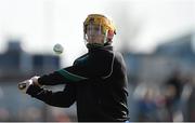 8 March 2015; Clare goalkeeper Patrick Kelly. Allianz Hurling League, Division 1A, Round 3, Clare v Tipperary. Cusack Park, Ennis, Co. Clare. Picture credit: Diarmuid Greene / SPORTSFILE