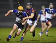11 March 2015; Liam McGrath, WIT, in action against David McInerney, UL. Independent.ie Fitzgibbon Cup Final, Replay, University of Limerick v Waterford Institute of Technology, Pairc Ui Rinn, Cork. Picture credit: David Maher / SPORTSFILE