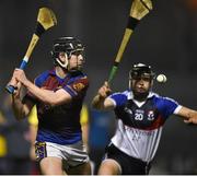 11 March 2015; Tony Kelly, UL, in action against Johnny Hayes, WIT. Independent.ie Fitzgibbon Cup Final, Replay, University of Limerick v Waterford Institute of Technology, Pairc Ui Rinn, Cork. Picture credit: David Maher / SPORTSFILE