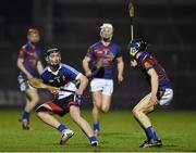 11 March 2015; Pauric Mahoney, WIT, in action against David McInerney, UL. Independent.ie Fitzgibbon Cup Final, Replay, University of Limerick v Waterford Institute of Technology, Pairc Ui Rinn, Cork. Picture credit: David Maher / SPORTSFILE