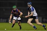 11 March 2015; Conor Martin, UL, in action against Thomas Hamill, WIT. Independent.ie Fitzgibbon Cup Final, Replay, University of Limerick v Waterford Institute of Technology, Pairc Ui Rinn, Cork. Picture credit: David Maher / SPORTSFILE
