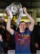 11 March 2015; UL captain David McInerney lifts the cup. Independent.ie Fitzgibbon Cup Final, Replay, University of Limerick v Waterford Institute of Technology, Pairc Ui Rinn, Cork. Picture credit: David Maher / SPORTSFILE