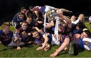 11 March 2015; UL players celebrate with the cup. Independent.ie Fitzgibbon Cup Final, Replay, University of Limerick v Waterford Institute of Technology, Pairc Ui Rinn, Cork. Picture credit: David Maher / SPORTSFILE