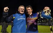 11 March 2015; UL manager Brian Lohan celebrates with captain David McInerney. Independent.ie Fitzgibbon Cup Final, Replay, University of Limerick v Waterford Institute of Technology, Pairc Ui Rinn, Cork. Picture credit: David Maher / SPORTSFILE