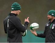 12 March 2015; Ireland's Jonathan Sexton in action during squad training. Carton House, Maynooth, Co. Kildare. Picture credit: Brendan Moran / SPORTSFILE