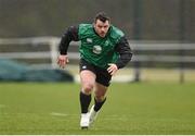 12 March 2015; Ireland's Cian Healy in action during squad training. Carton House, Maynooth, Co. Kildare. Picture credit: Brendan Moran / SPORTSFILE