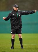 12 March 2015; Ireland head coach Joe Schmidt during squad training. Carton House, Maynooth, Co. Kildare. Picture credit: Brendan Moran / SPORTSFILE