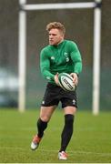 12 March 2015; Ireland's Ian Madigan in action during squad training. Carton House, Maynooth, Co. Kildare. Picture credit: Brendan Moran / SPORTSFILE