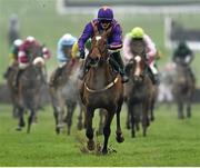 13 March 2015; Wicklow Brave, with Paul Townend up, on the way to winning the County Handicap Hurdle. Cheltenham Racing Festival 2015, Prestbury Park, Cheltenham, England. Picture credit: Matt Browne / SPORTSFILE