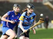 24 February 2008; Susie O'Carroll, University College Dublin, in action against Kay Ryall, Waterford IT. 2008 Ashbourne Cup Final, University College Dublin v Waterford IT, Casement Park, Belfast, Co. Antrim. Picture credit: Oliver McVeigh / SPORTSFILE