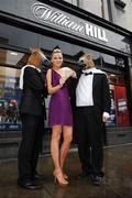 25 February 2008; At the reopening of the newly refurbished William Hill Bookmakers branch on Dame Street, Dublin, is Miss Ireland 2006 Sarah Morrissey. William Hill Bookmakers, Dame Street, Dublin. Picture credit: Pat Murphy / SPORTSFILE