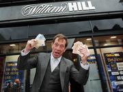 25 February 2008; At the reopening of the newly refurbished William Hill Bookmakers branch on Dame Street, Dublin, is horse racing personality Derek Thompson. William Hill Bookmakers, Dame Street, Dublin. Picture credit: Pat Murphy / SPORTSFILE