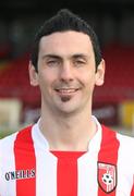 28 February 2008; Mark Farren, Derry City. Brandywell, Derry. Picture credit; Oliver McVeigh / SPORTSFILE