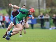 29 February 2008; Joe Canning, Limerick IT, in action against Ger Mahon, GMIT. Ulster Bank Fitzgibbon Cup Hurling Semi-Final, Limerick IT v GMIT, Cork IT, Cork. Picture credit: Matt Browne / SPORTSFILE