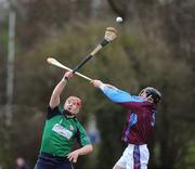 29 February 2008; Joe Canning, Limerick IT, in action against Ciaran Flannery, GMIT. Ulster Bank Fitzgibbon Cup Hurling Semi-Final, Limerick IT v GMIT, Cork IT, Cork. Picture credit: Matt Browne / SPORTSFILE
