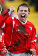 1 March 2008; Cliftonville's Chris Scannell celebrates after scoring his side's second goal. JJB Sports Irish Cup Quarter-Final, Cliftonville v Portadown, Solitude, Belfast, Co. Antrim. Picture credit: Peter Morrison / SPORTSFILE