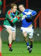 1 March 2008; Colm Parkinson, Laois, in action against Liam O'Malley, Mayo. Allianz National Football League, Division 1, Round 3, Laois v Mayo, O'Moore Park, Portlaoise. Photo by Sportsfile