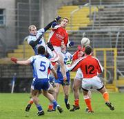 2 March 2008; Dick Clerkin, Monaghan, in action against Paul McGrane, Armagh. Allianz National Football League, Division 2, Round 3, Monaghan v Armagh, St Tighearnach's Park, Clones, Co. Monaghan. Picture credit: Oliver McVeigh / SPORTSFILE