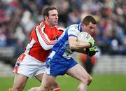 2 March 2008; Thomas Freeman, Monaghan, in action against Enda McNulty, Armagh. Allianz National Football League, Division 2, Round 3, Monaghan v Armagh, St Tighearnach's Park, Clones, Co. Monaghan. Picture credit: Oliver McVeigh / SPORTSFILE