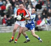 2 March 2008; Aidan O'Rourke, Armagh, in action against Stephen Gollogly, Monaghan. Allianz National Football League, Division 2, Round 3, Monaghan v Armagh, St Tighearnach's Park, Clones, Co. Monaghan. Picture credit: Oliver McVeigh / SPORTSFILE