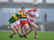 2 March 2008; Enda Muldoon, Derry, in action against Seamus Scanlon, Kerry. Allianz National Football League, Division 1, Round 3, Kerry v Derry, Fitzgerald Stadium, Killarney, Co. Kerry. Picture credit: Brendan Moran / SPORTSFILE