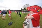 2 March 2008; Cork supporter John O'Leary watches his team during their warm up. Allianz National Football League, Division 2, Round 3, Roscommon v Cork, Kiltoom, Roscommon. Picture credit: David Maher / SPORTSFILE