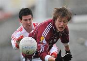 2 March 2008; Fiachra Breathnach, Galway, in action against PJ Quinn, Tyrone. Allianz National Football League, Division 1, Round 3, Galway v Tyrone, Pearse Stadium, Galway. Picture credit: Brian Lawless / SPORTSFILE