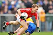 2 March 2008; Conchur MacCarthaigh, Cork, in action against Paddy O'Connor, Roscommon. Allianz National Football League, Division 2, Round 3, Roscommon v Cork, Kiltoom, Roscommon. Picture credit: David Maher / SPORTSFILE