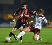 13 March 2015; Anto Murphy, Bohemians, in action against Alex Byrne, Galway United. SSE Airtricity League Premier Division, Bohemians v Galway United, Dalymount Park, Dublin. Picture credit: David Maher / SPORTSFILE