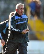 14 March 2015; Dublin manager Ger Cunningham argues a refereeing decision during the final moments of the game. Allianz Hurling League Division 1A Round 4, Clare v Dublin. Cusack Park, Ennis, Co. Clare. Picture credit: Diarmuid Greene / SPORTSFILE