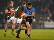 14 March 2015; Kevin McManamon, Dublin, in action against Seamus O'Shea, Mayo. Allianz Football League Division 1 Round 5, Mayo v Dublin. Elverys MacHale Park, Castlebar, Co. Mayo. Picture credit: Piaras Ó Mídheach / SPORTSFILE