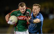 14 March 2015; Colm Boyle, Mayo, in action against Philip Ryan, Dublin. Allianz Football League Division 1 Round 5, Mayo v Dublin. Elverys MacHale Park, Castlebar, Co. Mayo. Picture credit: Piaras Ó Mídheach / SPORTSFILE