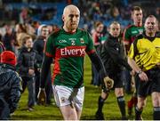 14 March 2015; Tom Cunniffe, Mayo, leaves the field dejected after the game. Allianz Football League Division 1 Round 5, Mayo v Dublin. Elverys MacHale Park, Castlebar, Co. Mayo. Picture credit: Piaras Ó Mídheach / SPORTSFILE