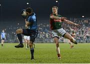 14 March 2015; Bernard Brogan, Dublin, in action against Donal Vaughan, Mayo. Allianz Football League Division 1 Round 5, Mayo v Dublin. Elverys MacHale Park, Castlebar, Co. Mayo. Picture credit: Piaras Ó Mídheach / SPORTSFILE