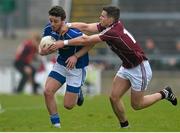 15 March 2015; Conor Moynagh, Cavan, in action against Sean Denvir, Galway. Allianz Football League Division 2 Round 5, Galway v Cavan, Pearse Stadium, Galway. Picture credit: Ray Ryan / SPORTSFILE