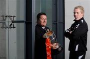 29 February 2008; Dundalk manager John Gill, left, and Ian Ryan at the launch of the 2008 eircom League of Ireland season. Irish Management Institute, Sandyford, Dublin. Picture credit: Pat Murphy / SPORTSFILE