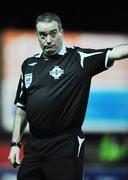 26 February 2008; Referee David Malcolm. Setanta Sports Cup Group 1 - Drogheda United v Cliftonville. United Park, Drogheda, Co. Louth. Picture credit; Paul Mohan / SPORTSFILE
