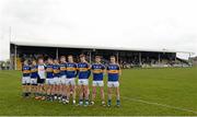 15 March 2015; The Tipperary team stand for the national anthem before the game. Allianz Football League, Division 3, Round 5, Louth v Tipperary, Gaelic Grounds, Drogheda, Co. Louth. Picture credit: Brendan Moran / SPORTSFILE