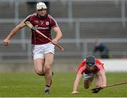 15 March 2015; Gearoid McInerney, Galway, in action against Conor Lehane, Cork. Allianz Hurling League Division 1A Round 4, Galway v Cork. Pearse Stadium, Galway. Picture credit: Piaras Ó Mídheach / SPORTSFILE
