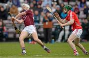 15 March 2015; Ronan Burke, Galway, in action against Cormac Murphy, Cork. Allianz Hurling League Division 1A Round 4, Galway v Cork. Pearse Stadium, Galway. Picture credit: Piaras Ó Mídheach / SPORTSFILE