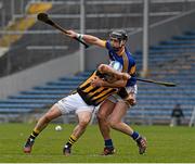 15 March 2015; Jonjo Farrell, Kilkenny, in action against Paul Curran, Tipperary. Allianz Hurling League, Division 1A, Round 4, Tipperary v Kilkenny, Semple Stadium, Thurles, Co. Tipperary. Picture credit: Ray McManus / SPORTSFILE
